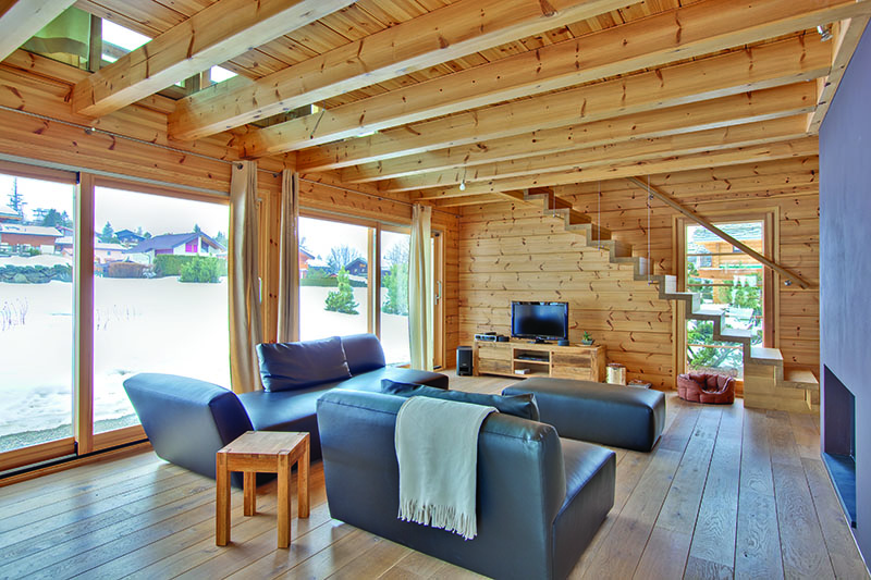 dom rekreacyjny z drewna - 1