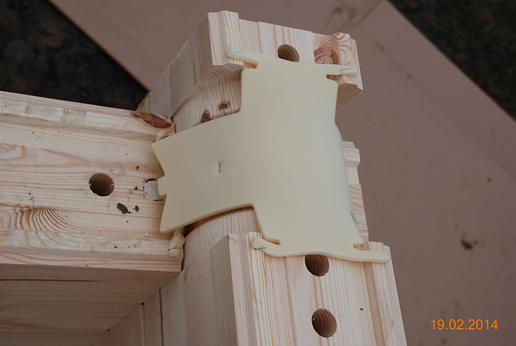 zdjęcie z budowy domu drewianego - 17