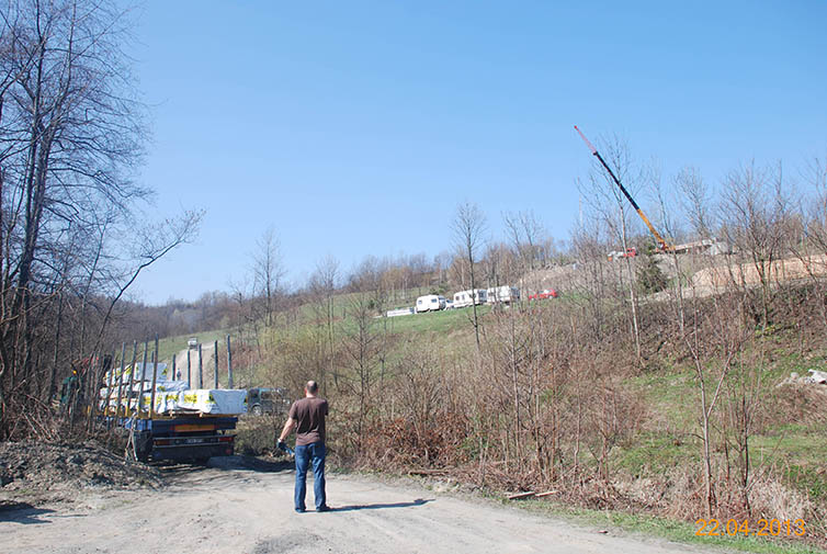 zdjęcie z budowy domu drewianego - 55