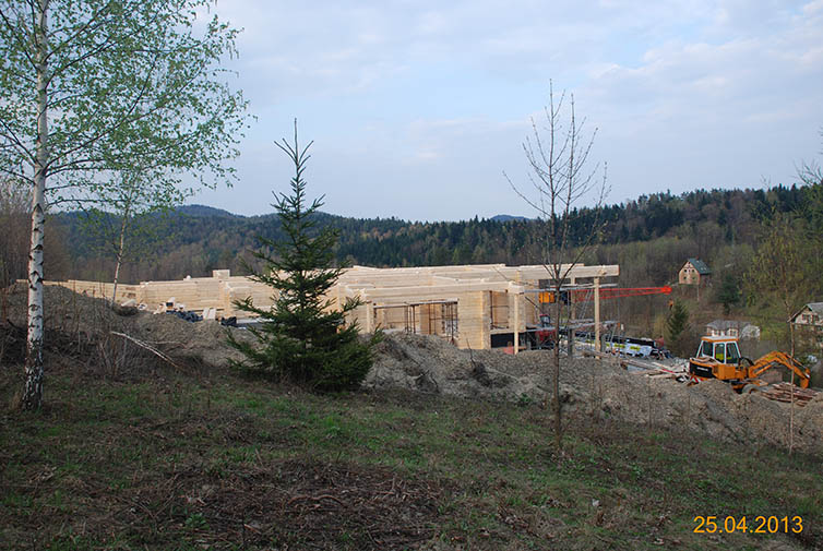 zdjęcie z budowy domu drewianego - 72