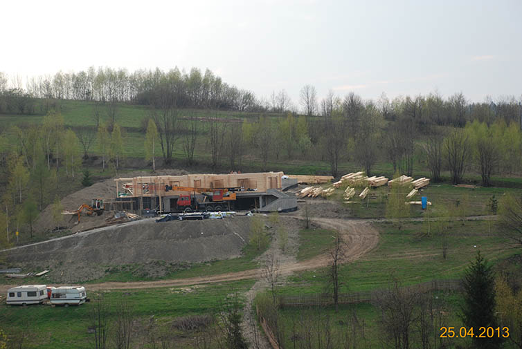 zdjęcie z budowy domu drewianego - 74