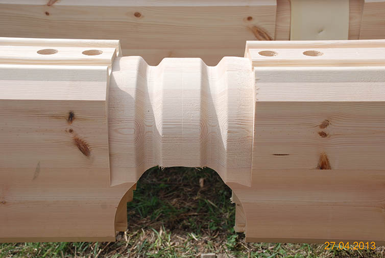 zdjęcie z budowy domu drewianego - 89